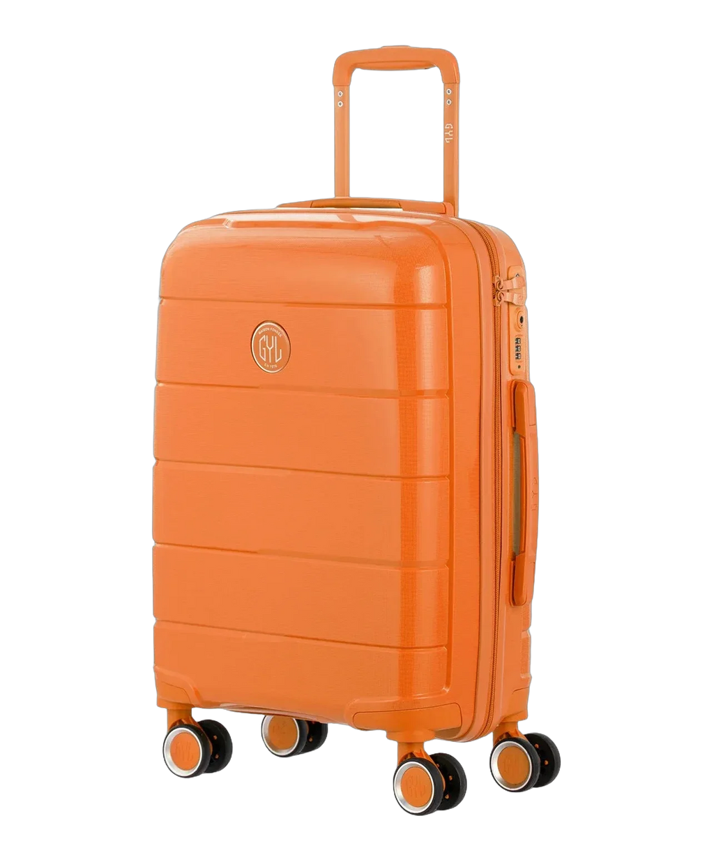 Valise cabine Citadine GYL orange vue trois quarts