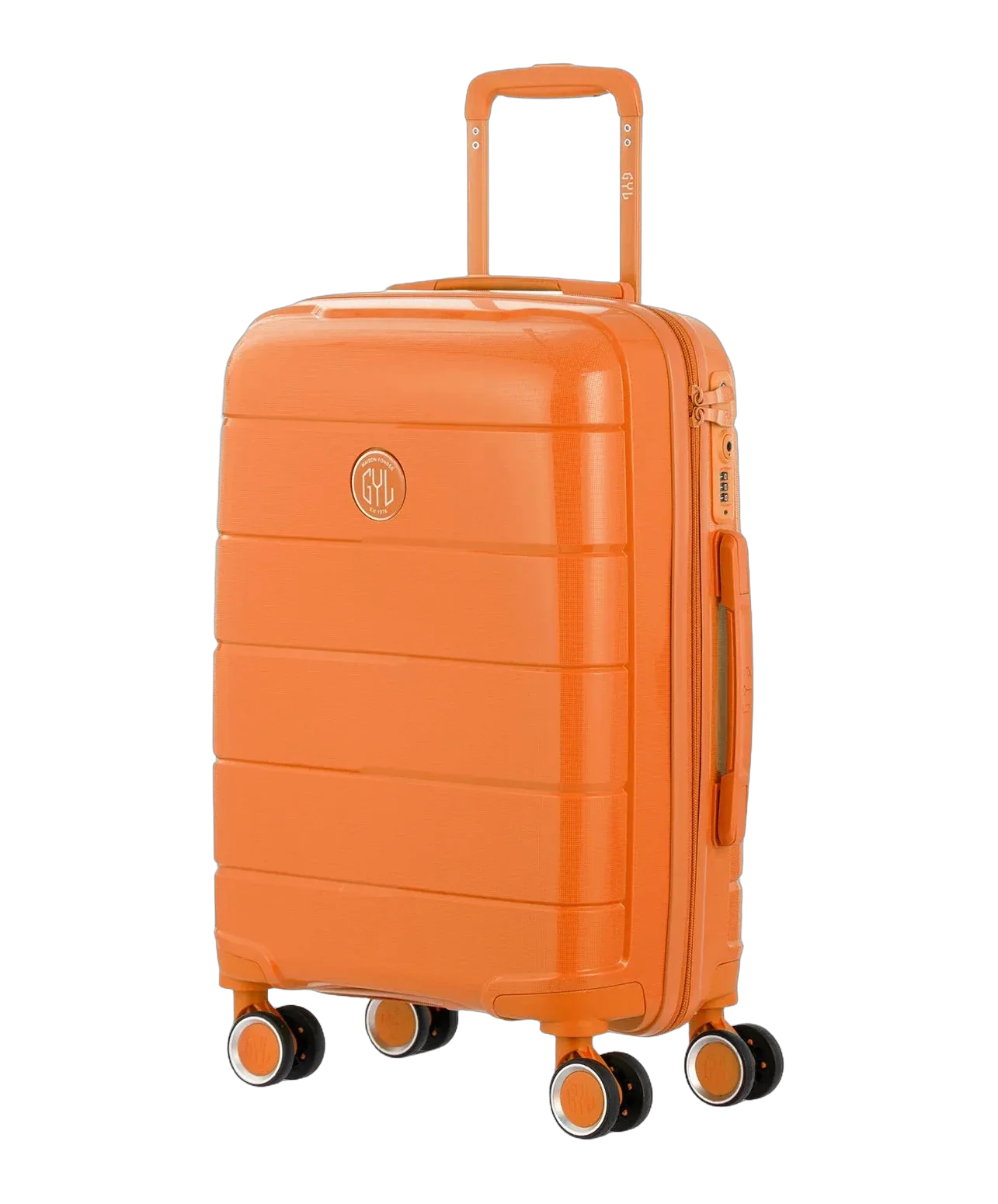 Valise cabine Citadine GYL orange vue trois quarts