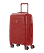 Valise cabine Citadine GYL rouge fonce vue trois quarts