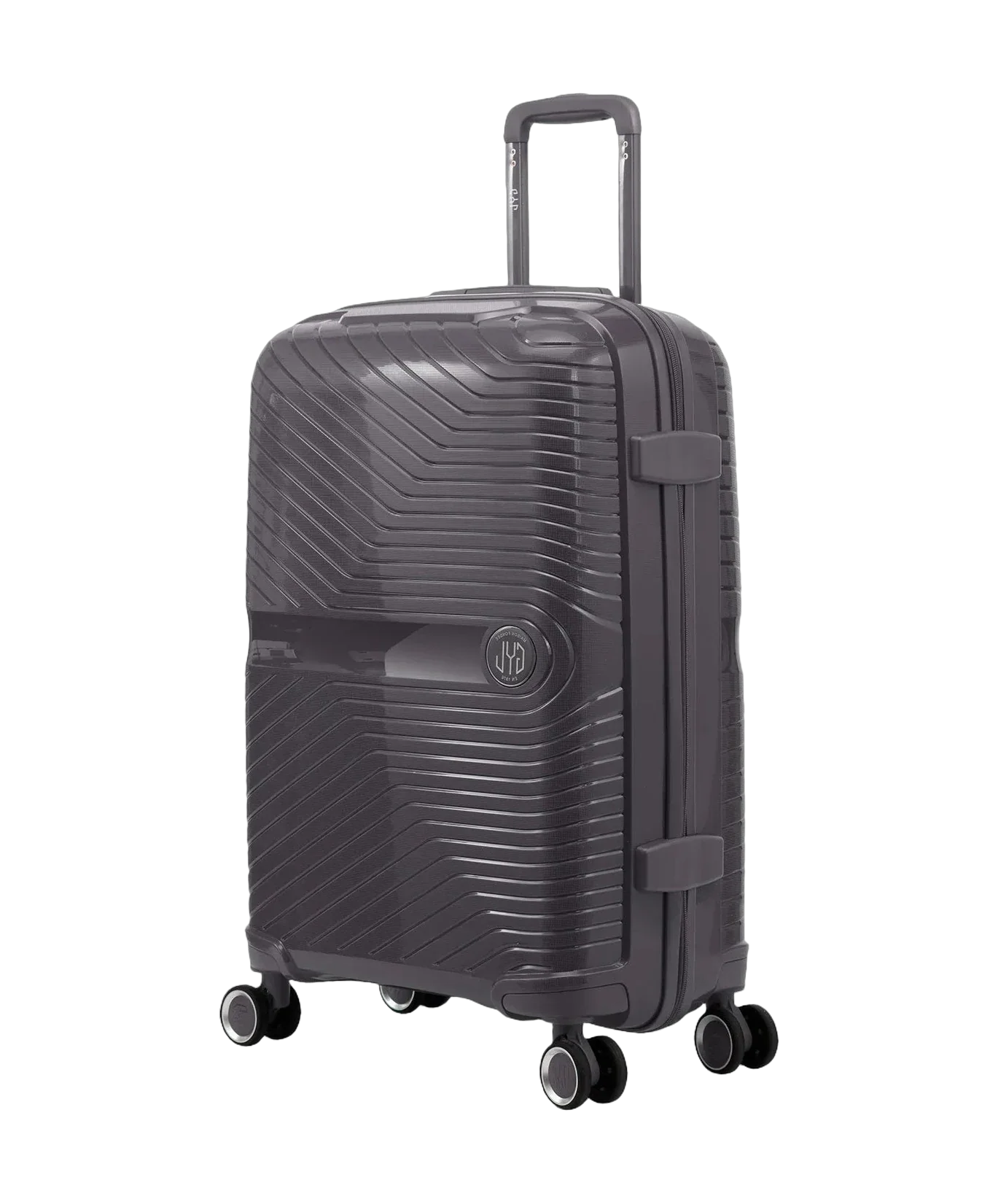 Valise cabine Signature GYL argent vue trois quarts