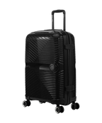 Valise cabine Signature GYL noir vue trois quarts