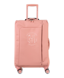 Valise Evasion GYL souple semaine 65 cm coloris rose gold vue de face avec logo GYL