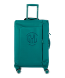 Valise Evasion GYL souple semaine 65 cm coloris sapin vue de face avec logo GYL