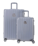 Set de 2 valises rigides Intemporelle argent cabine et semaine face avant GYL