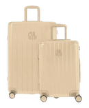 Set de 2 valises rigides Intemporelle champagne cabine et semaine face avant GYL