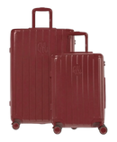 Set de 2 valises rigides Intemporelle rouge fonce cabine et semaine face avant GYL