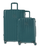 Set de 2 valises rigides Intemporelle vert sapin cabine et semaine face avant GYL