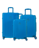 Set de 3 valises rigides Intemporelle menthe cabine semaine et soute face avant GYL