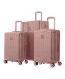 Set de 3 valises rigides Intemporelle rose gold cabine semaine et soute face avant GYL