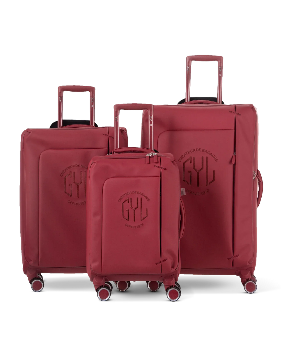 Set De 3 Valises Souples Évasion