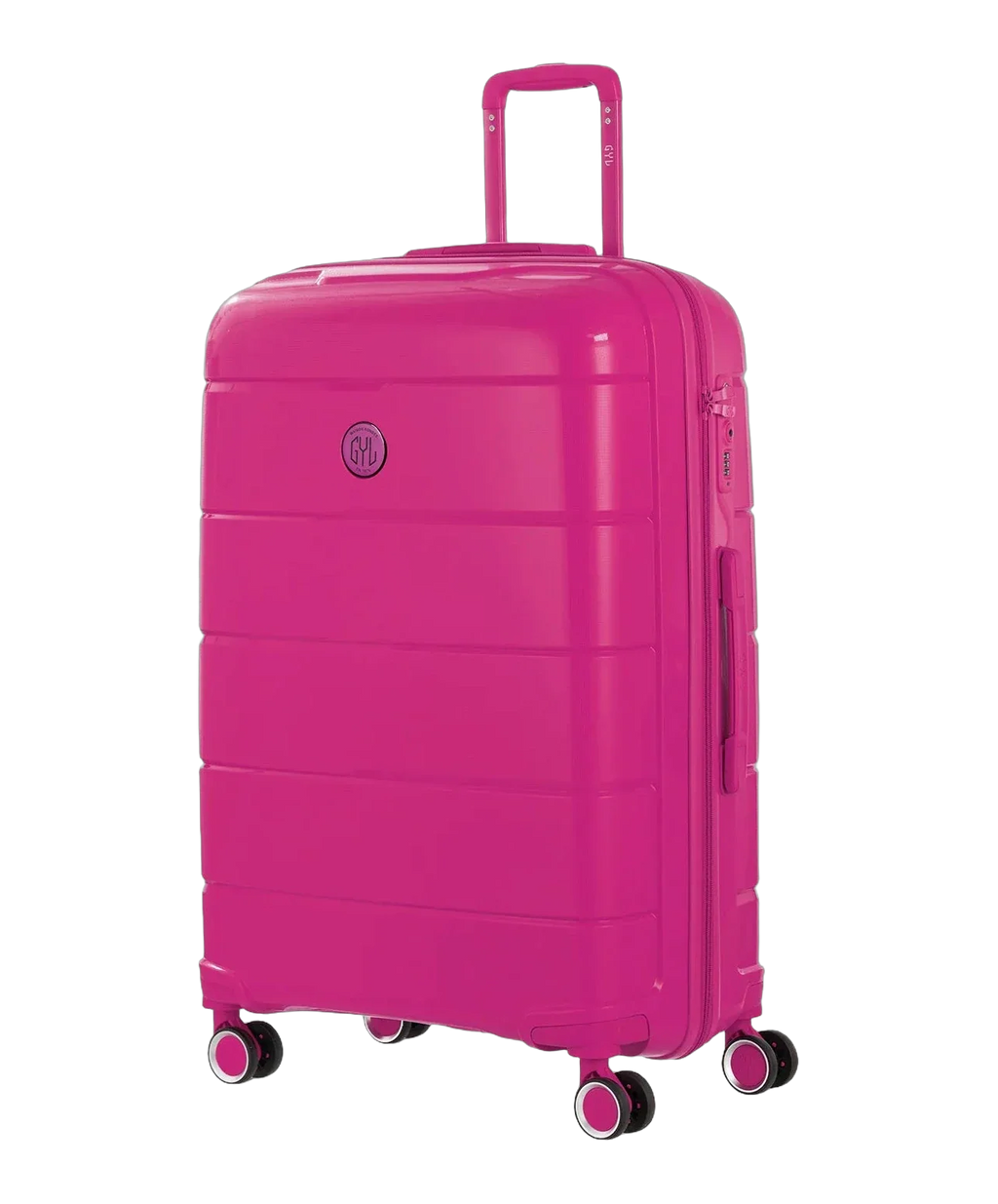 Valise soute Citadine GYL fuchsia vue trois quarts