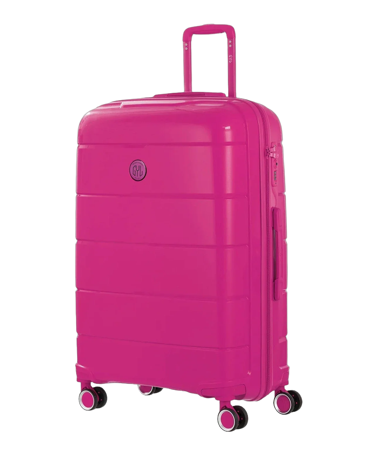 Valise soute Citadine GYL fuchsia vue trois quarts