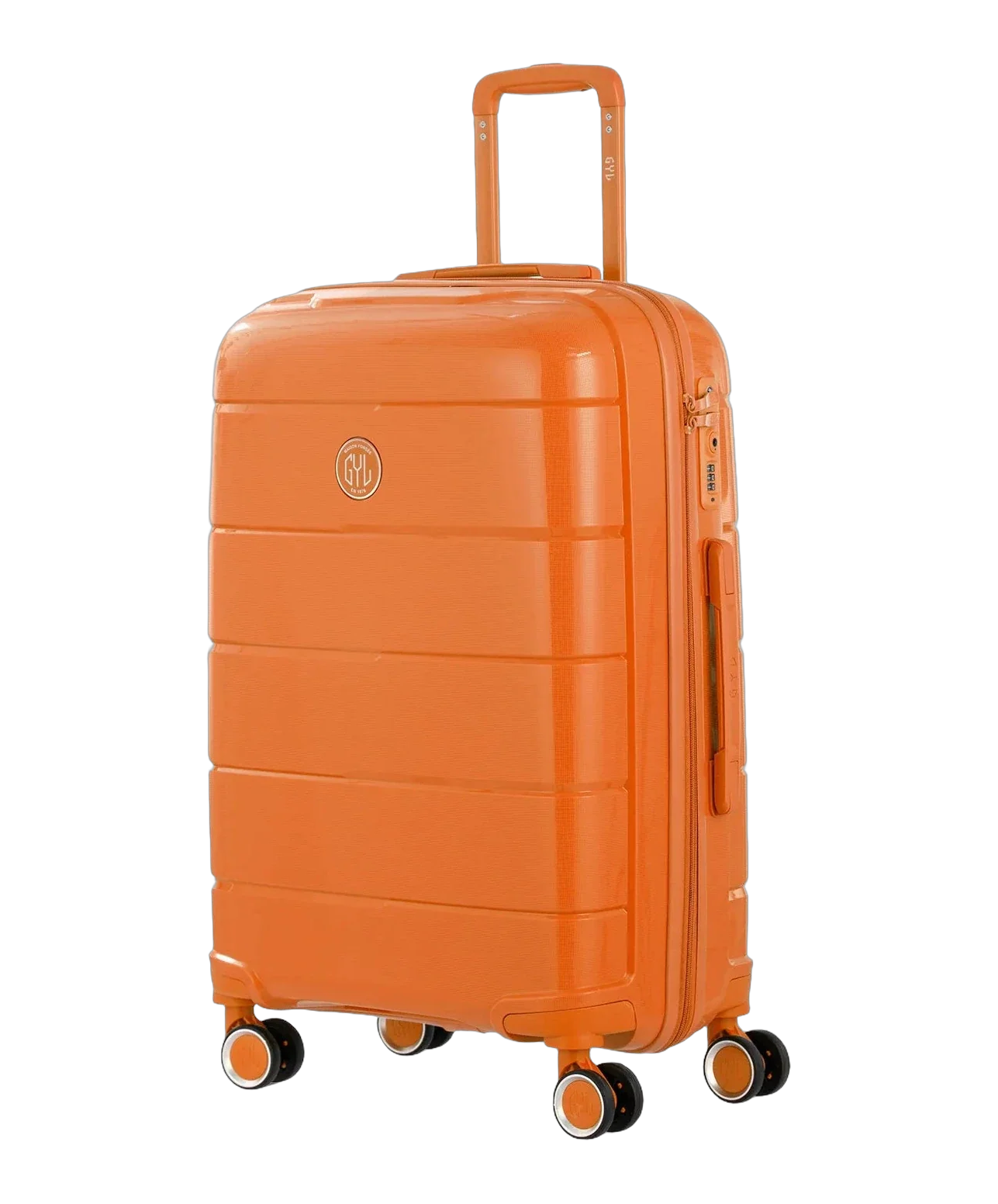 Valise soute Citadine GYL orange vue trois quarts