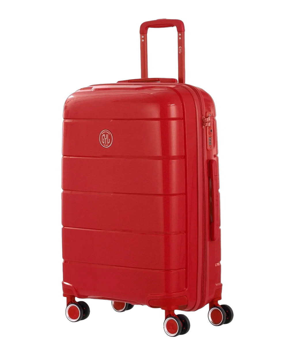 Valise soute Citadine GYL rouge vue trois quarts
