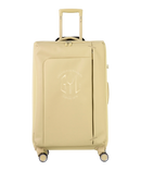 Valise Evasion GYL souple soute 75 cm coloris champagne vue de face avec logo GYL
