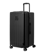 Valise Trunk L Intemporelle GYL en polycarbonate 71 cm coloris noir vue trois quarts avant