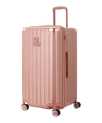 Valise Trunk L Intemporelle GYL en polycarbonate 71 cm coloris rose gold vue trois quarts avant