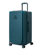 Valise Trunk L Intemporelle GYL en polycarbonate 71 cm coloris sapin vue trois quarts avant