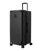 Valise Trunk XL Intemporelle GYL en polycarbonate 78 cm coloris noir vue trois quarts avant