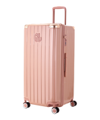 Valise Trunk GYL en polycarbonate Trunk XL 80 cm coloris rose gold vue trois quarts avant