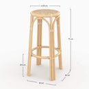 Vania Bar Stool - Beige