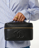 Vanity Case Chanel Caviar Black