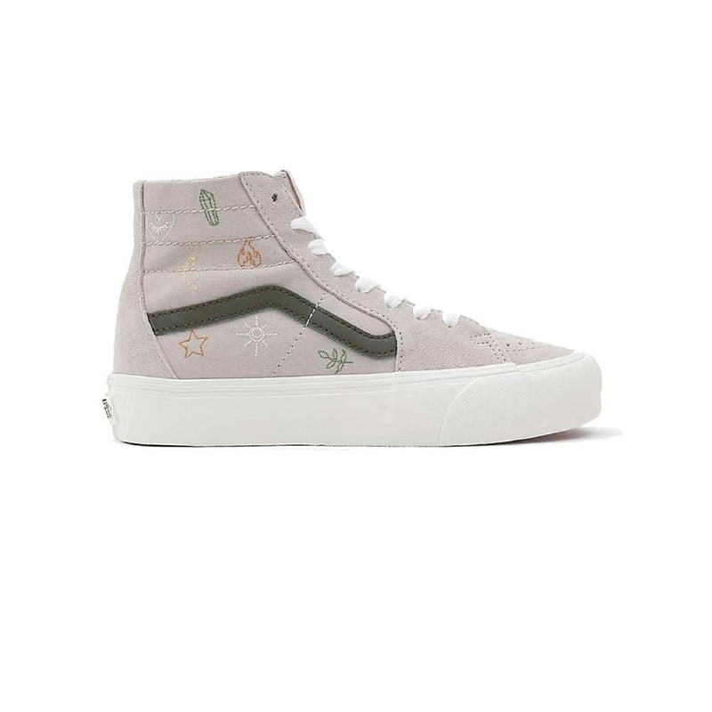 Baskets SK8-HI TAPERED VR3 MYSTICAL EMBROIDERY - Beige