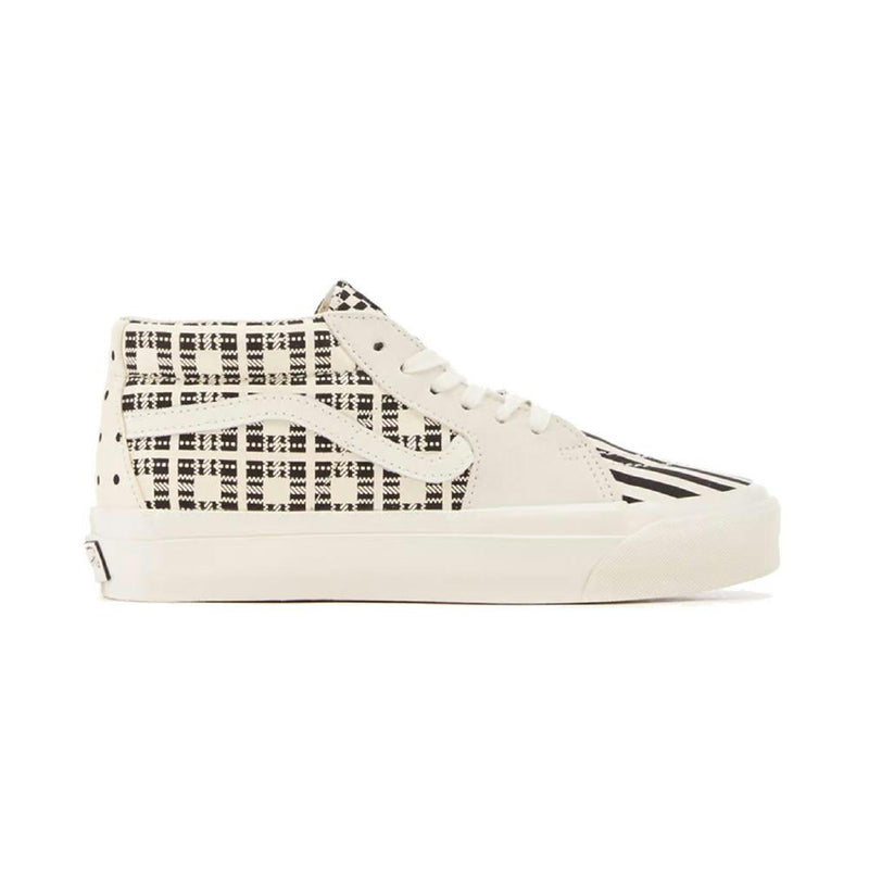 Baskets Vans Sk8-Mid Reissue 83 LX Pattern Clash - Blanc