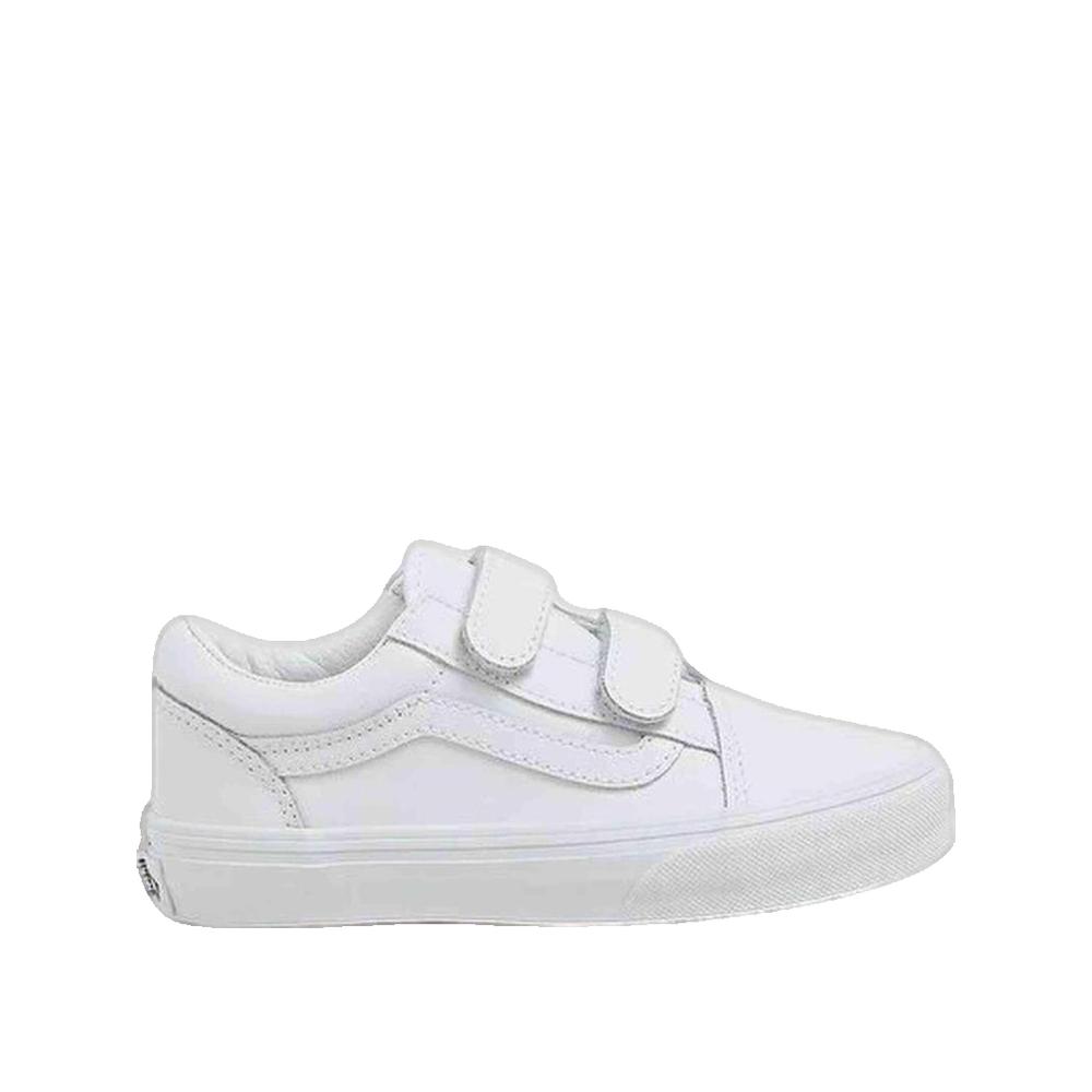 Old Skool V Classic Tumble Trainers - White