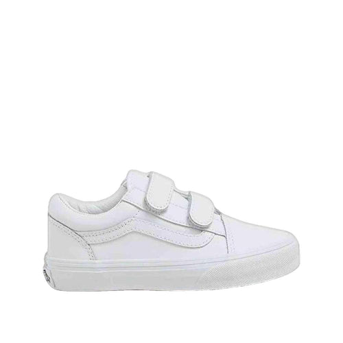 Baskets Old Skool V Classic Tumble - Blanc