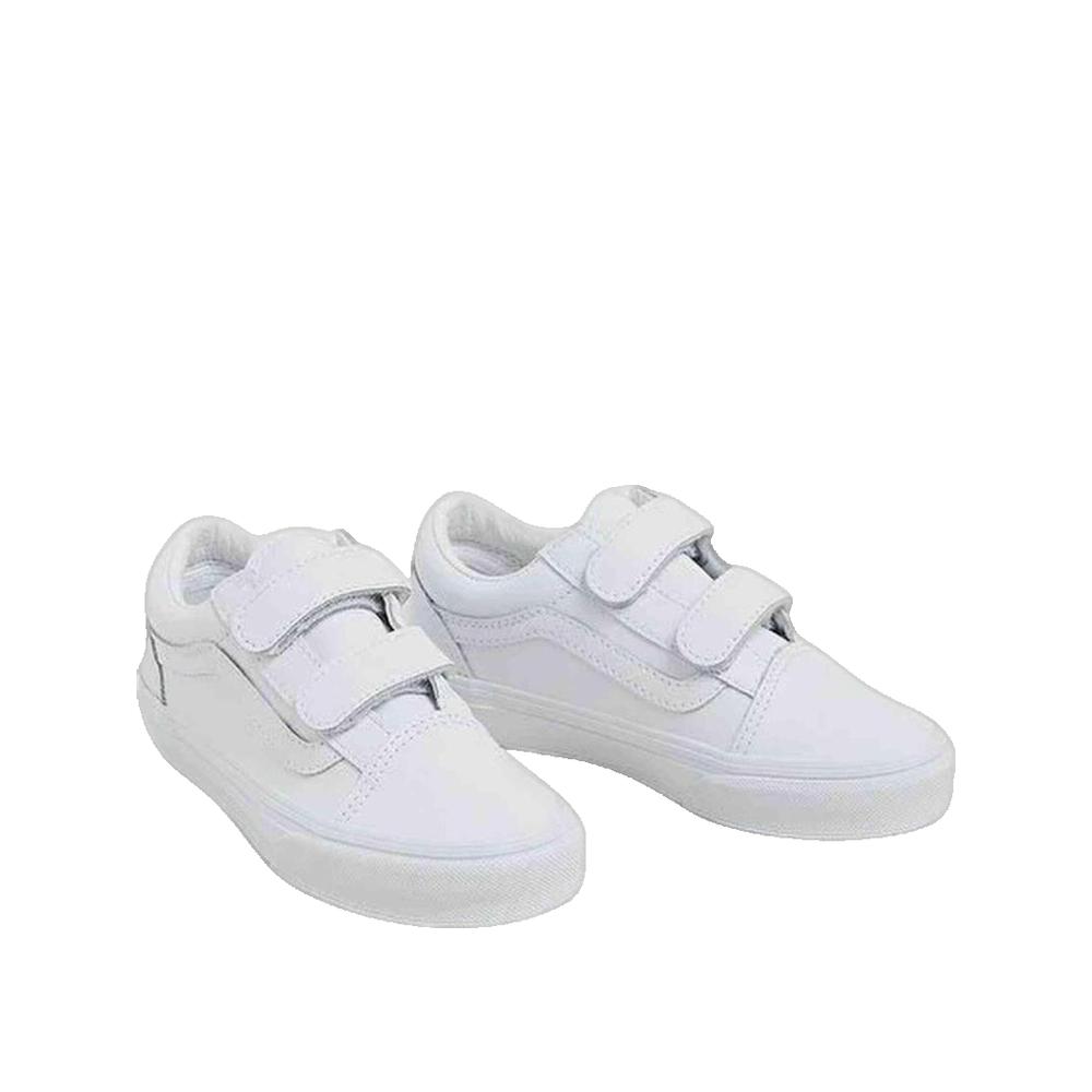 Old Skool V Classic Tumble Trainers - White