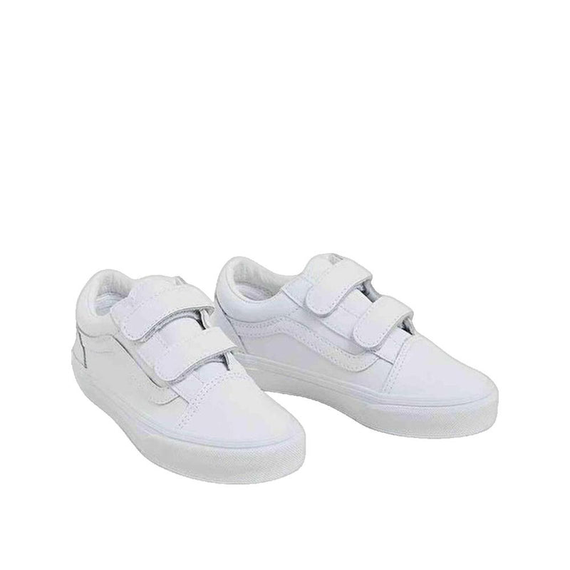Baskets Old Skool V Classic Tumble - Blanc