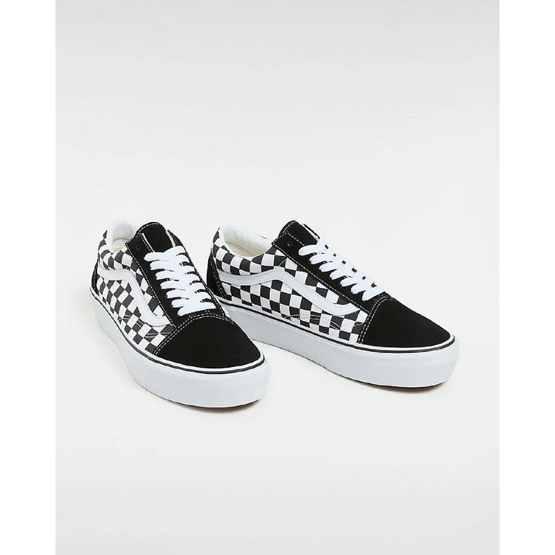 Baskets Checkerboard Old Skool Platform - Noir