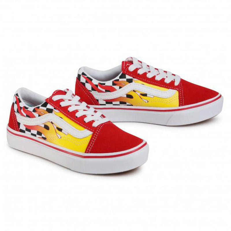 Baskets Uy Comfycush Old Skool (Flame) - Rouge