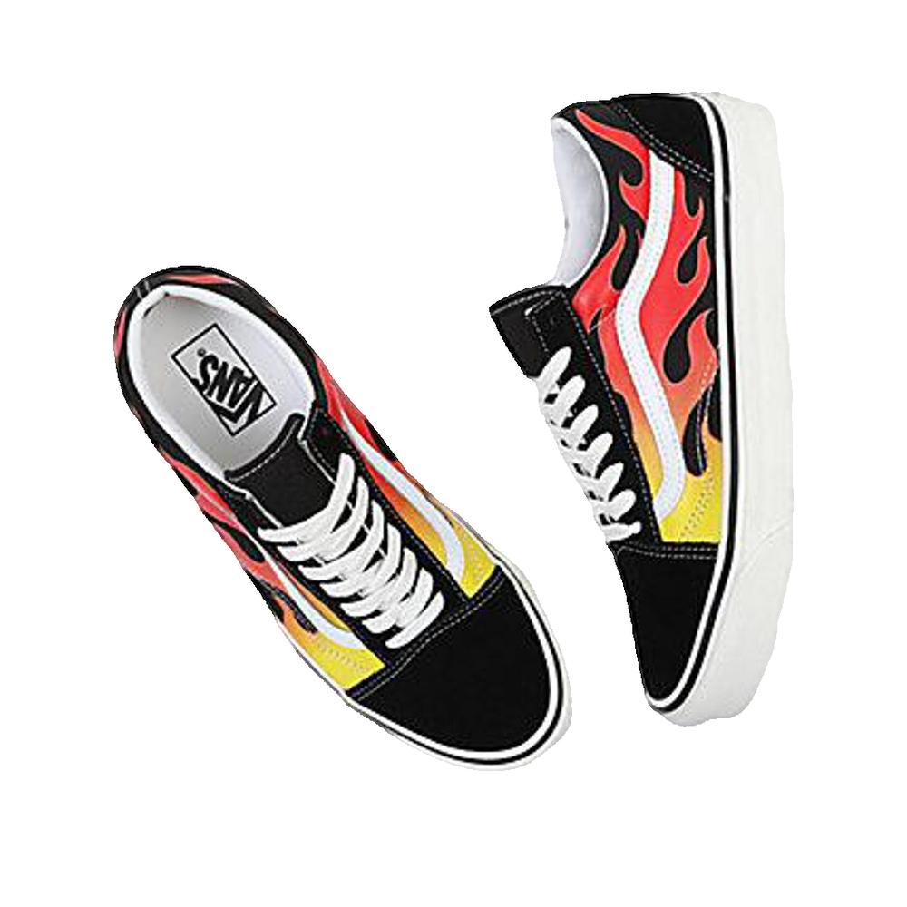 Zapatillas Old Skool 36dx Epic Flame - Negro