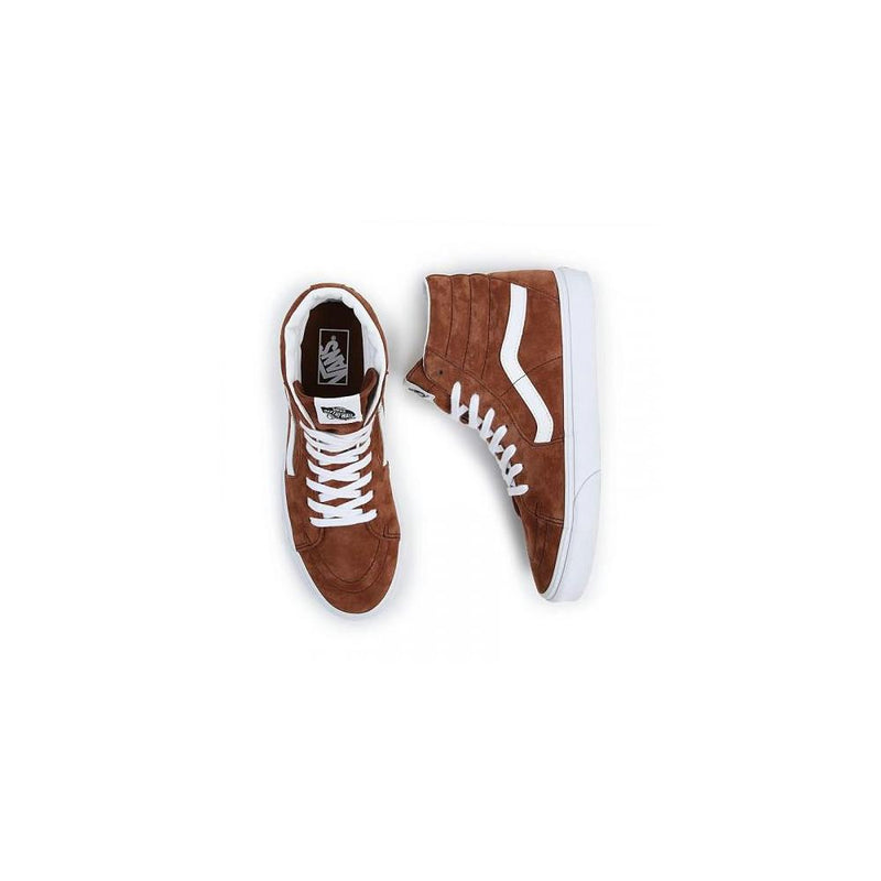 Baskets Sk8-Hi Pig Suede - Marron