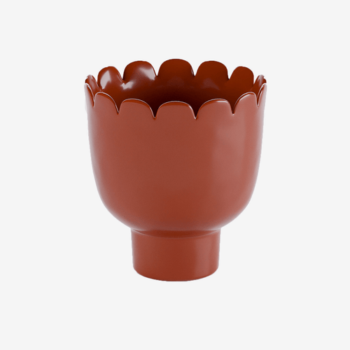 Personalize your dining room decor with the red ceramic tulip vase - Potiron Paris, inexpensive design accessories for the contemporary home