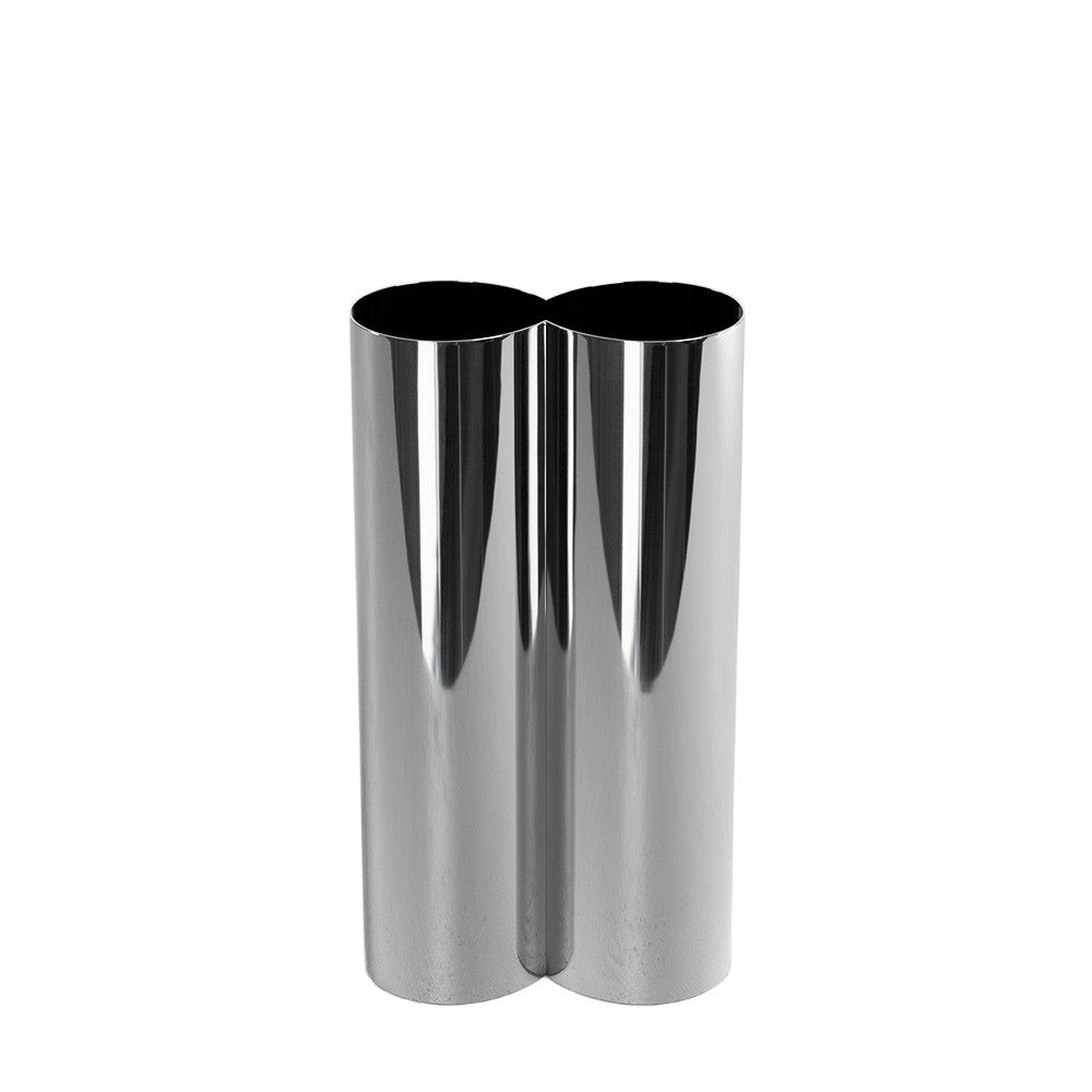 Flower - Vase - Metal - Chrome