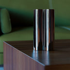Flower - Vase - Metal - Chrome