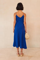 Veda Dress - Persian Blue