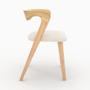 Vega Bouclé Chair - Light Brown