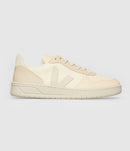 Veja - Baskets V-10 Cuir Multico Cashew Pierre - Femme