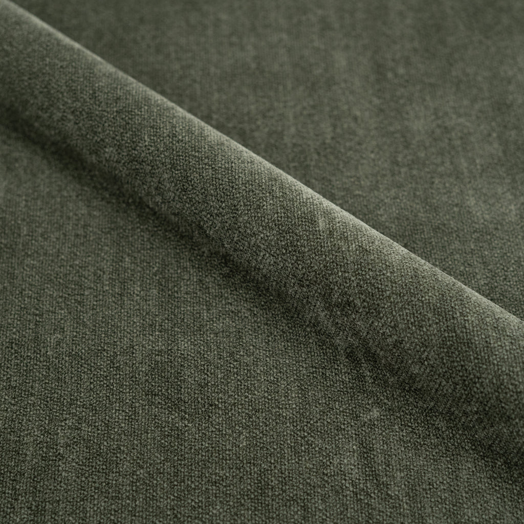 Ricci - Swivel Armchair In Khaki Green Velvet Effect Fabric