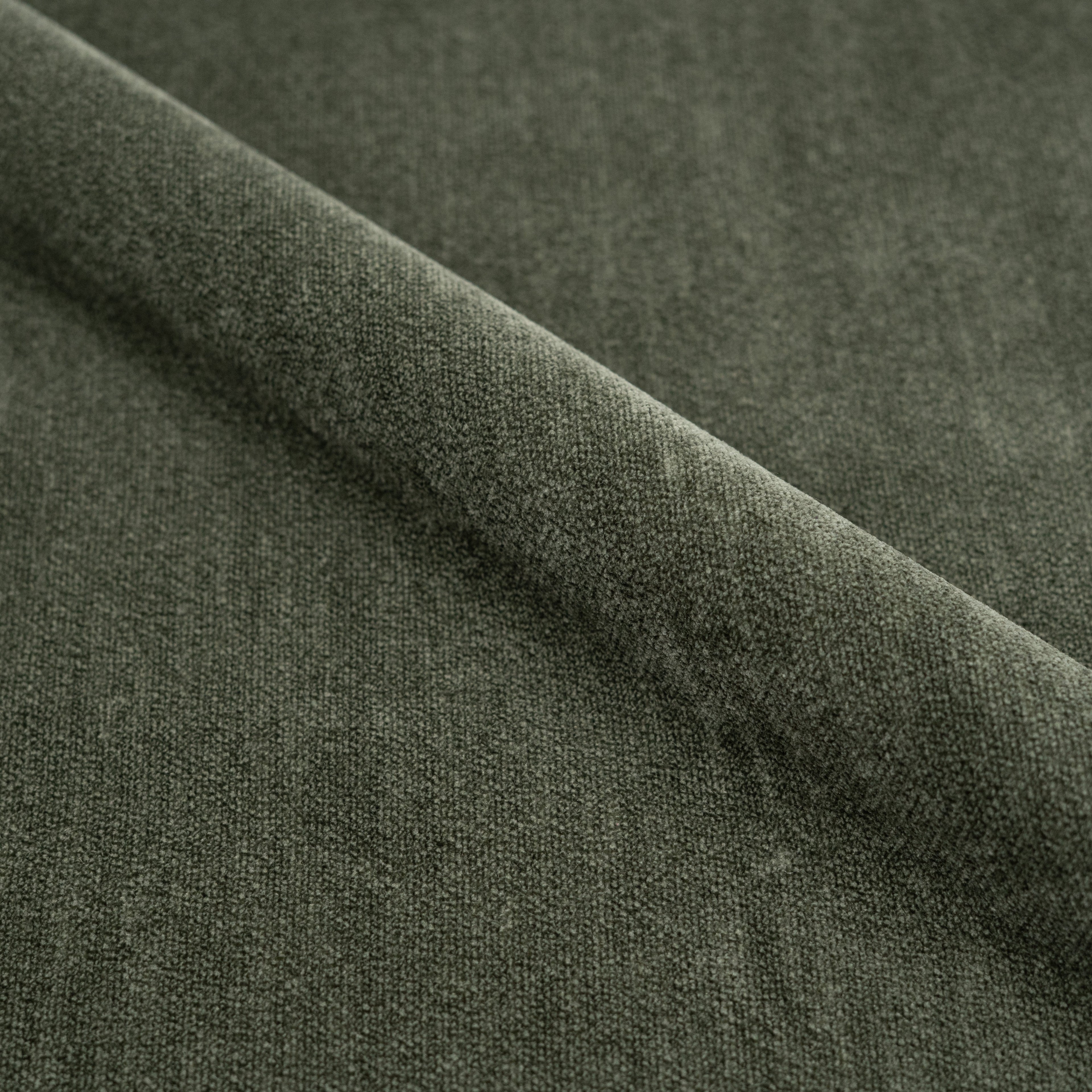 Ricci - Swivel Armchair In Khaki Green Velvet Effect Fabric