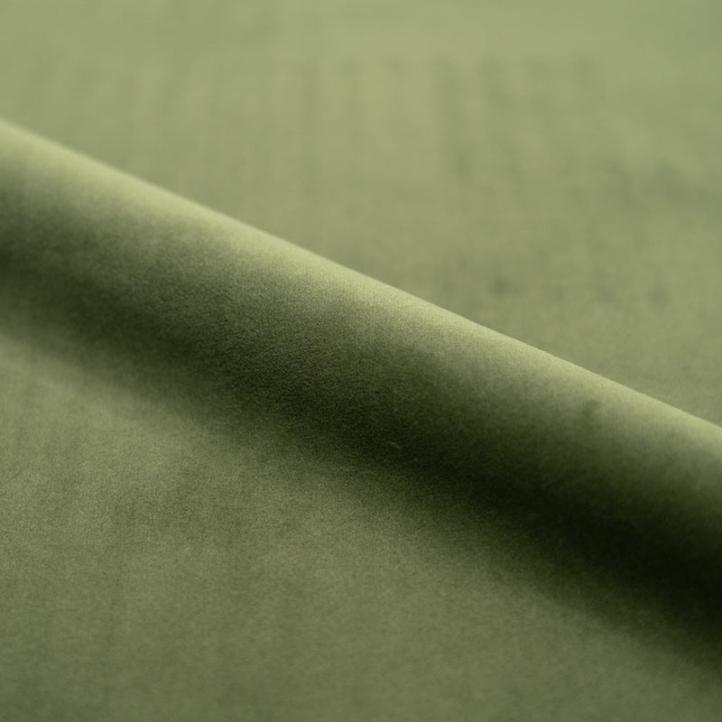 Fauteuil pivotant Ysé en velours vert olive foncé