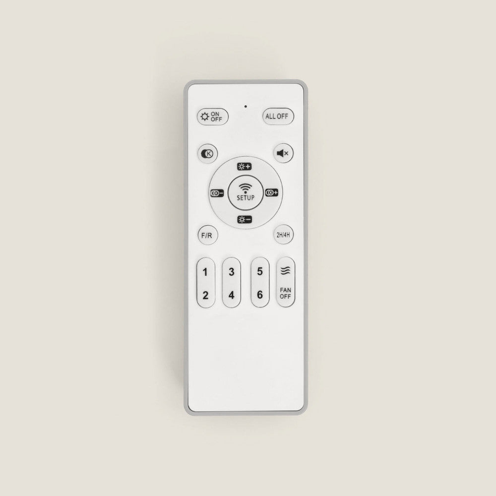 Erol - Quiet Ceiling Fan with Integrated LED Lighting - White