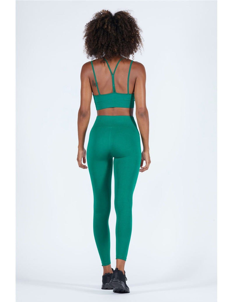 Women's Yoga Leggings emerald green