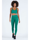 Women's Yoga Leggings emerald green onamaste