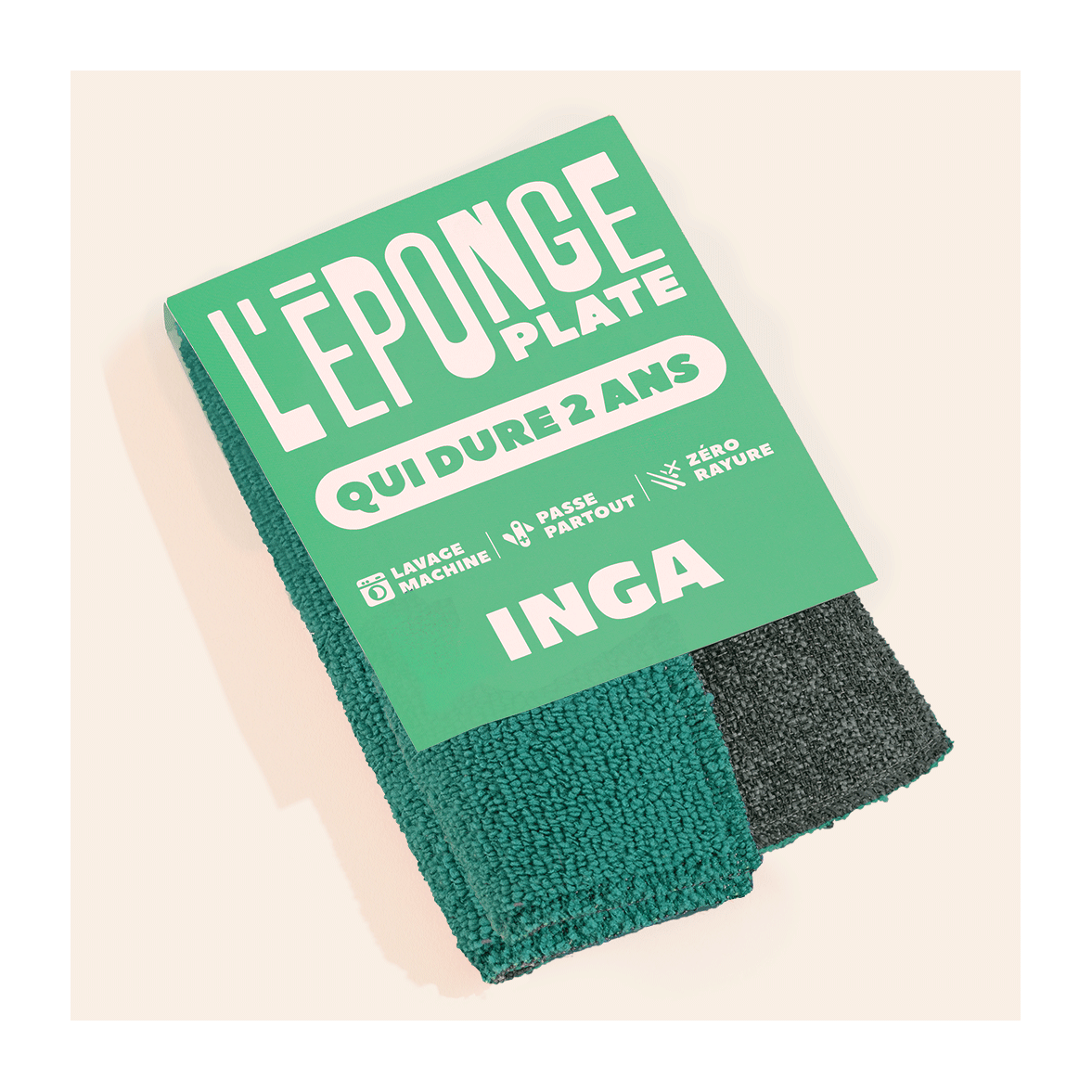 Flat Sponge Duo