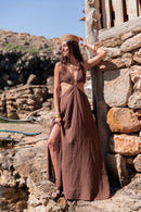 VESTA Chocolat - Robe Coton